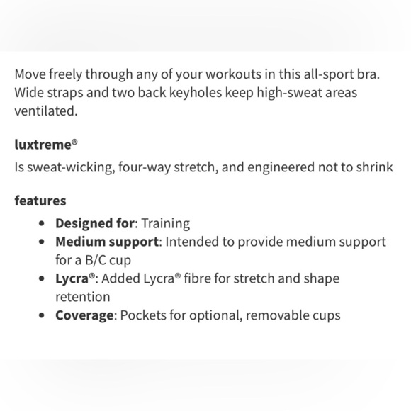 Women’s Lululemon Time To Sweat Sports Bra Keyhole Size 8 - Picture 15 of 15